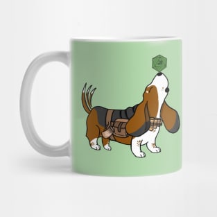 Basset Hound Bard | DND Dogs | Fantasy Art | Flagon Mug